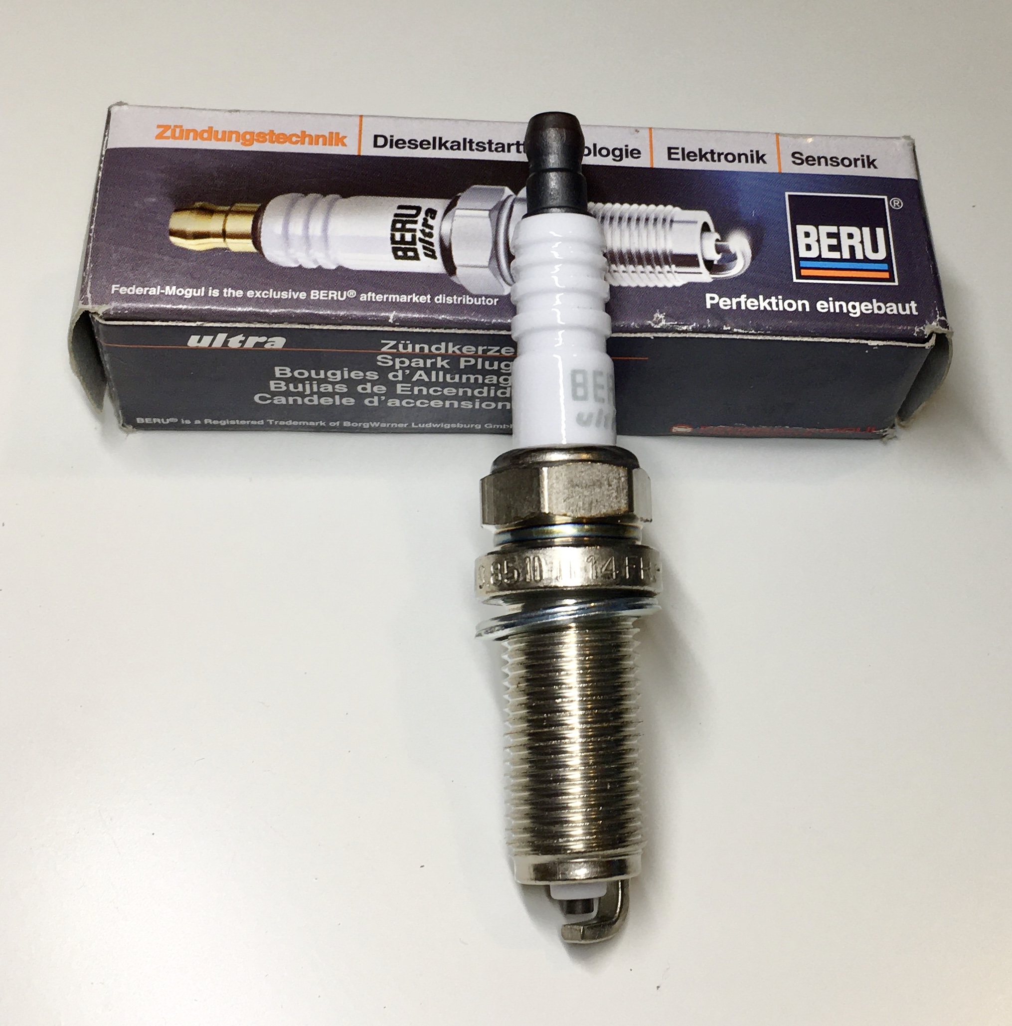 BERU Z184 Bougie – Met Massaelektrode – M14x1,25 – Elektrodeafstand 0,9 Mm – Voor Peugeot, Nissan, Toyota En Meer
